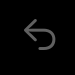The undo button, a curved arrow pointing to the left