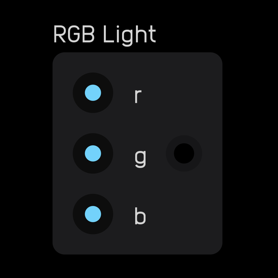 rgb light node