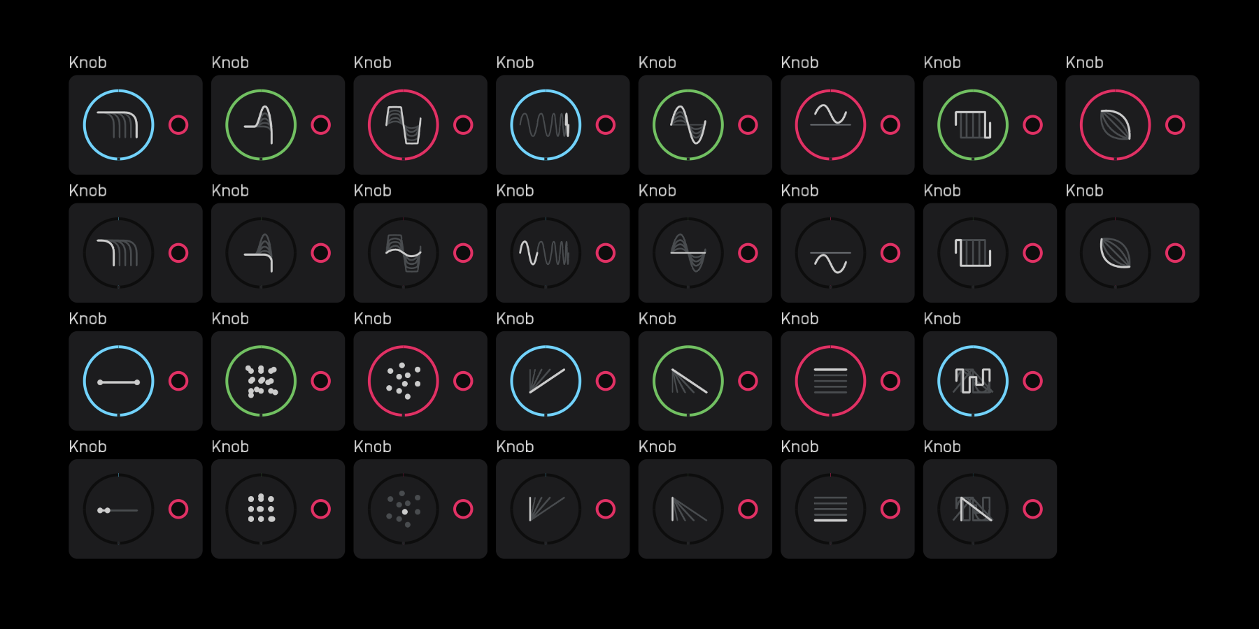 Knob icons