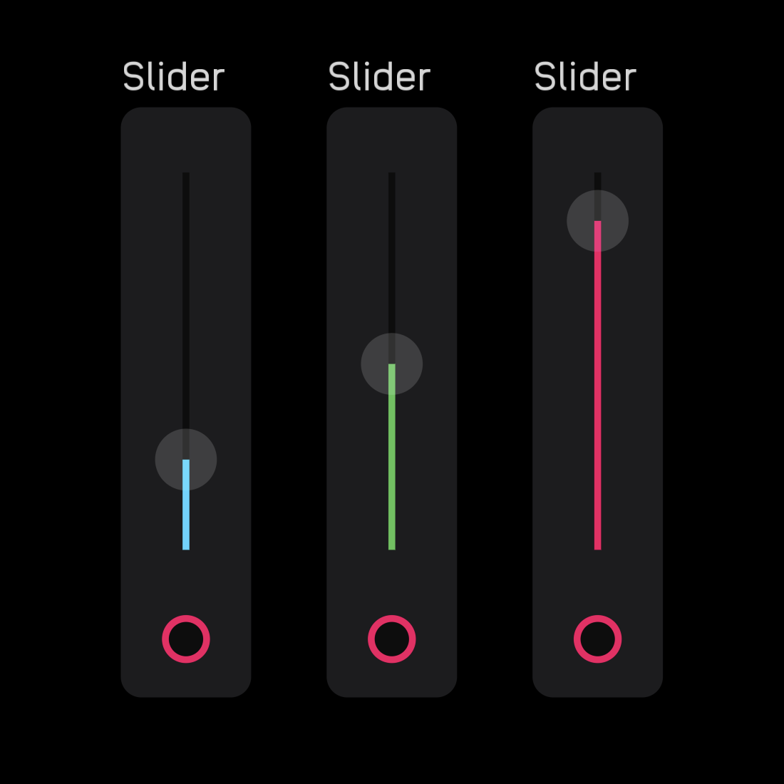 Slider colors